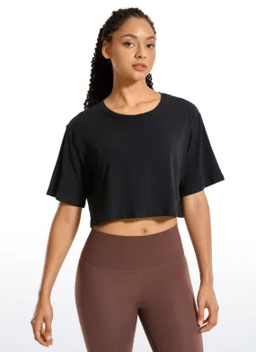 Wovigo Short Sleeves Cropped